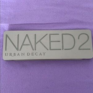 Gently used naked 2 palette with Brush